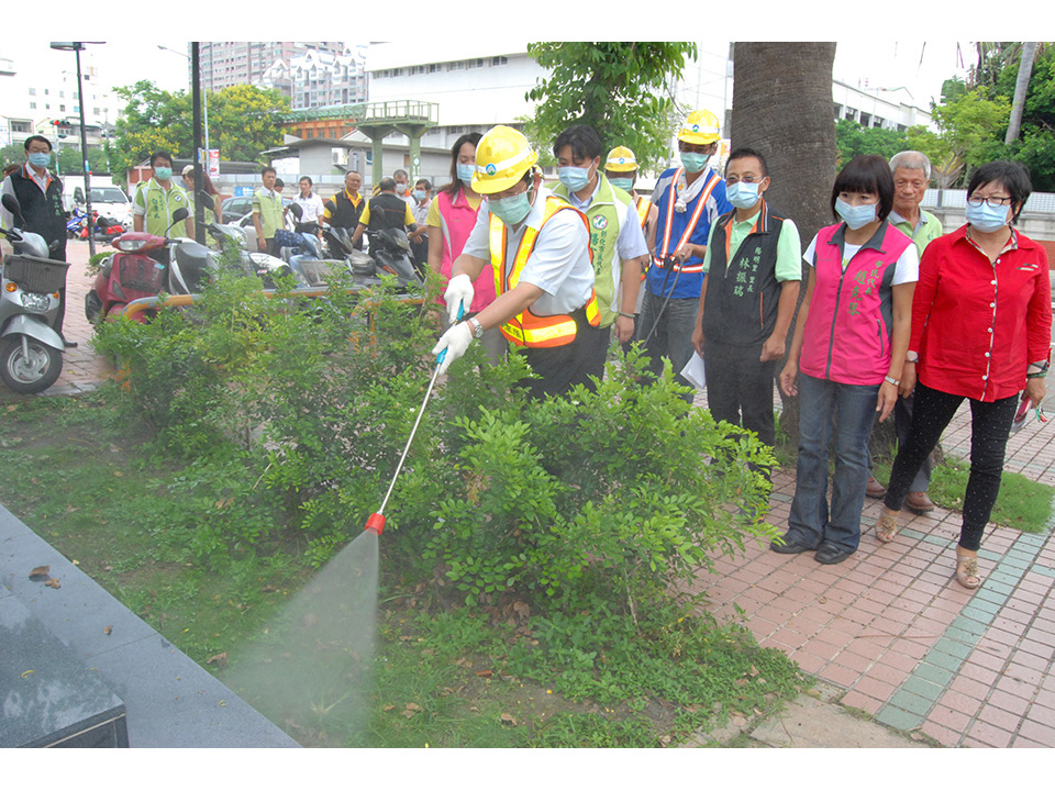 彰化市全面消毒防治登革熱 蚊防四寶已成全民運動