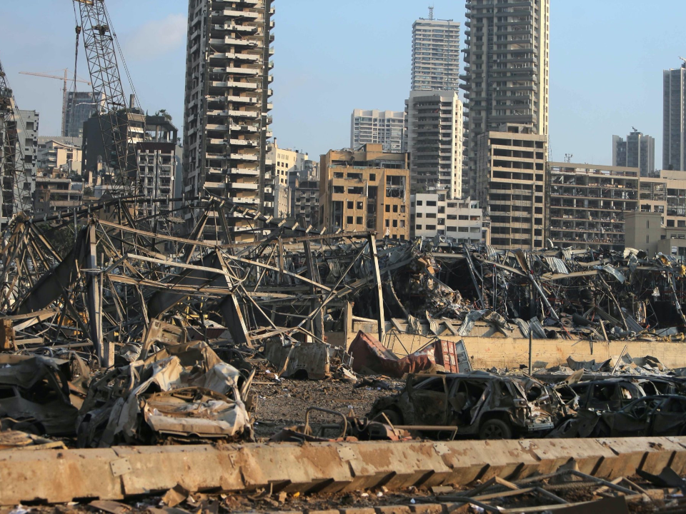 城市爆彈！黎巴嫩貝魯特港大爆炸幾乎夷平 市中心一片狼籍100死4000傷