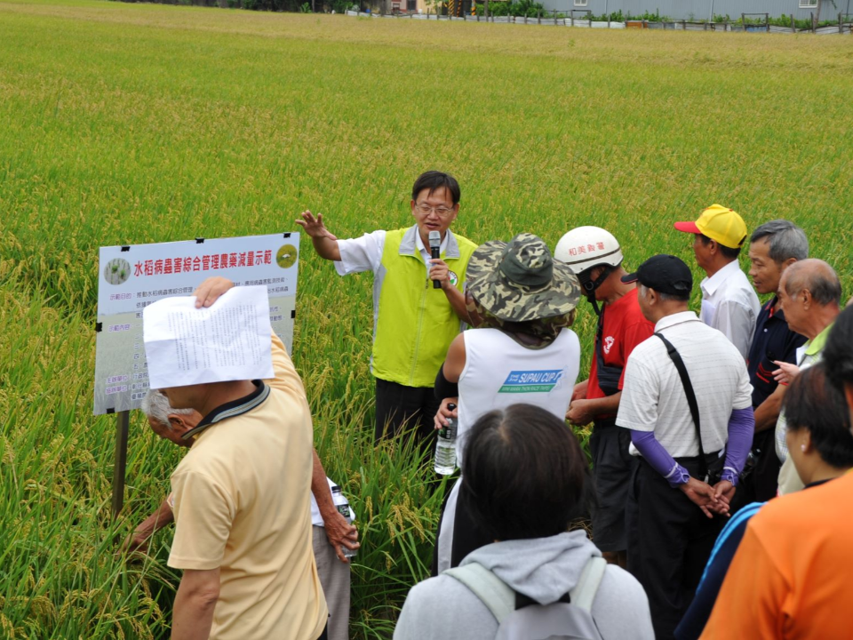 「水稻病蟲害綜合管理農藥減量成果觀摩會」活動紀實