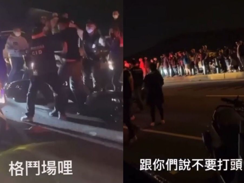 大甲媽格鬥賽開打！ 鐵棍襲頭濺血 擂台百人圍觀助陣