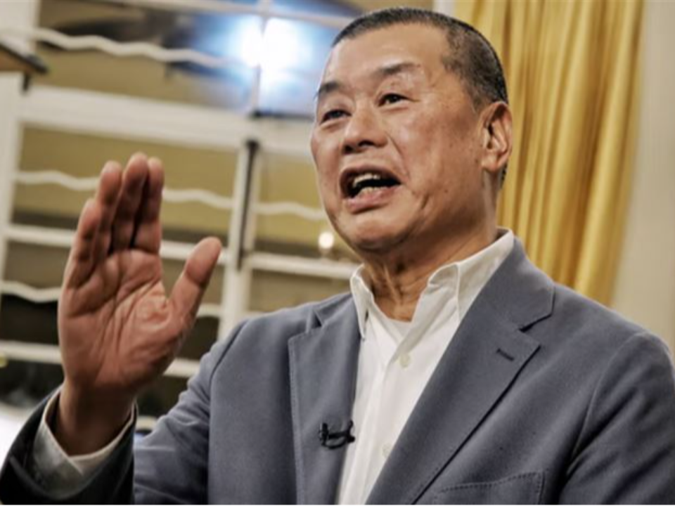 黎智英遭重判20年 華爾街社論:示警台灣