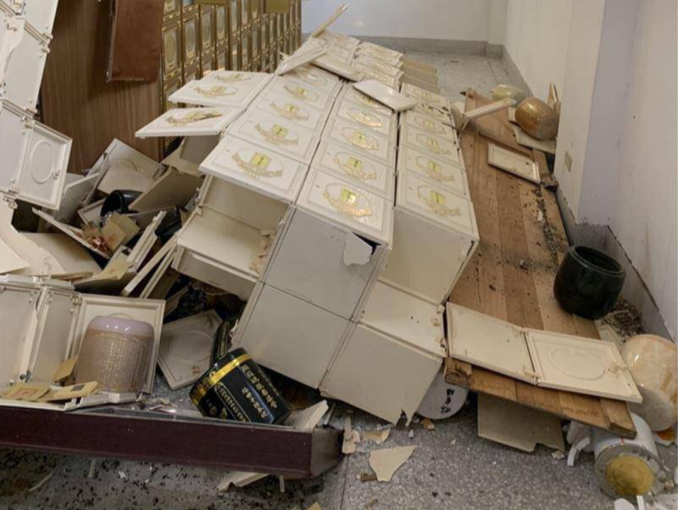 鹿野逾800塔位震毀！