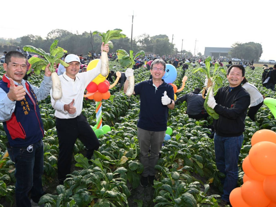 農村版尾牙！千人拔蘿蔔 台電一辦25年