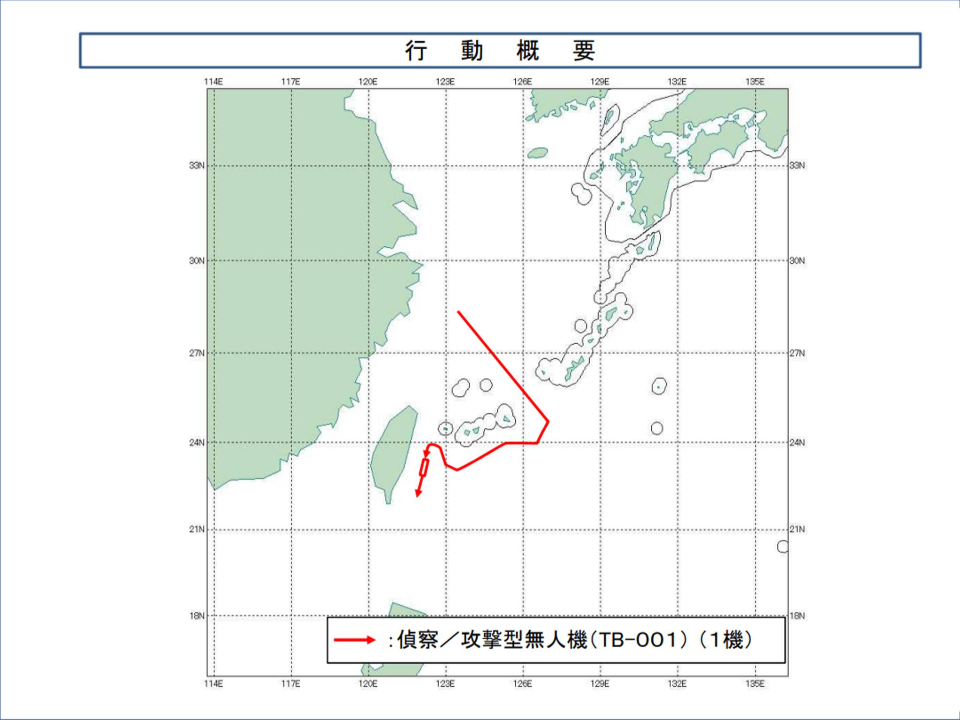 軍機擾台！中國無人機今現蹤台灣東部空域