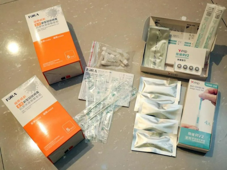 快篩供貨 單日確診7萬例仍足夠