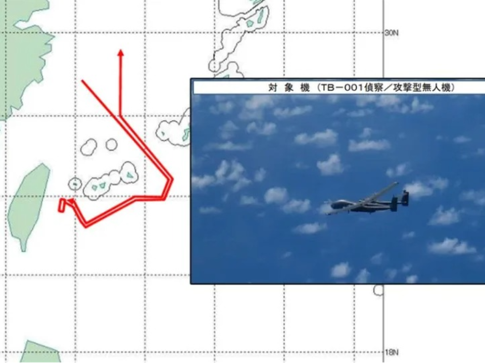 中國攻擊型無人機穿沖繩2島現蹤花東外海